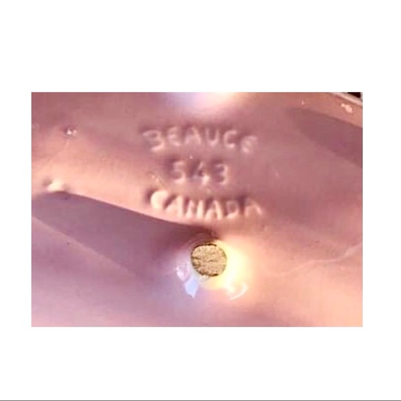 Beauceware Vintage Pink Planter Jardiniere - Picture 5 of 8